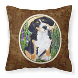 Caroline'S Treasures Ss8216Pw1414 Entlebucher Mountain Dog Decorative Canvas Fabric Pillow, Large, Multicolor