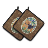 Caroline'S Treasures Norwich Terrier Pair Of Pot Holders Ss8218Pthd, 7.5Hx7.5W, Multicolor
