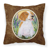 Caroline'S Treasures Ss8219Pw1414 Welsh Springer Spaniel Decorative Canvas Fabric Pillow, Large, Multicolor
