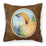 Caroline'S Treasures Ss8220Pw1414 Afghan Hound Decorative Canvas Fabric Pillow, Large, Multicolor
