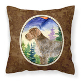 Caroline'S Treasures Ss8226Pw1414 German Wirehaired Pointer Decorative Canvas Fabric Pillow, Large, Multicolor