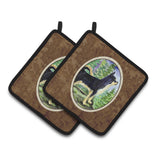 Caroline'S Treasures Chihuahua Pair Of Pot Holders Ss8230Pthd, 7.5Hx7.5W, Multicolor