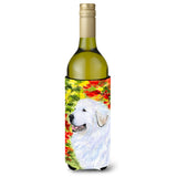 Great Pyrenees Wine Bottle Beverage Insulator Beverage Insulator Hugger