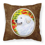 Caroline'S Treasures Ss8235Pw1414 Great Pyrenees Decorative Canvas Fabric Pillow, Large, Multicolor