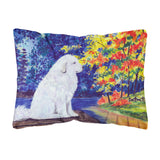 Caroline'S Treasures Ss8240Pw1216 Great Pyrenees Decorative Canvas Fabric Pillow, Large, Multicolor