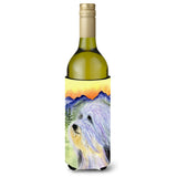 Bearded Collie Wine Bottle Beverage Insulator Beverage Insulator Hugger Ss8244Literk