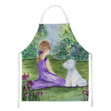Caroline'S Treasures Ss8246Apron Westie Apron, Large, Multicolor