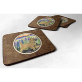 Caroline'S Treasures Ss8255Fc Cairn Terrier Foam Coasters (Set Of 4), 3.5 H X 3.5 W, Multicolor