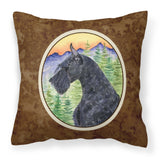 Caroline'S Treasures Ss8256Pw1414 Schnauzer Decorative Canvas Fabric Pillow, Large, Multicolor