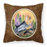 Caroline'S Treasures Ss8262Pw1414 Silky Terrier Decorative Canvas Fabric Pillow, Large, Multicolor