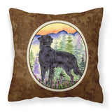 Caroline'S Treasures Ss8263Pw1414 Flat Coated Retriever Decorative Canvas Fabric Pillow, Large, Multicolor