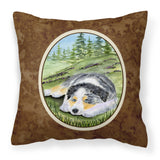 Caroline'S Treasures Ss8283Pw1414 Australian Shepherd Decorative Canvas Fabric Pillow, Large, Multicolor