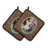Caroline'S Treasures Chihuahua Pair Of Pot Holders Ss8289Pthd, 7.5Hx7.5W, Multicolor