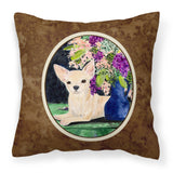 Caroline'S Treasures Ss8289Pw1414 Chihuahua Decorative Canvas Fabric Pillow, Large, Multicolor