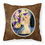 Caroline'S Treasures Ss8293Pw1414 Silky Terrier Decorative Canvas Fabric Pillow, Large, Multicolor