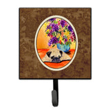 Caroline'S Treasures Ss8294Sh4 Pug Leash Holder Or Key Hook, Small, Multicolor