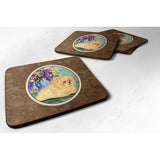 Caroline'S Treasures Ss8302Fc Pomeranian Foam Coasters (Set Of 4), 3.5 H X 3.5 W, Multicolor