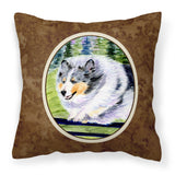 Caroline'S Treasures Ss8305Pw1414 Sheltie Decorative Canvas Fabric Pillow, Large, Multicolor