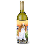 English Toy Spaniel Wine Bottle Beverage Insulator Beverage Insulator Hugger Ss8311Literk