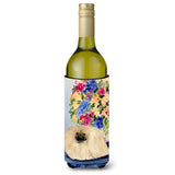 Pekingese Wine Bottle Beverage Insulator Beverage Insulator Hugger