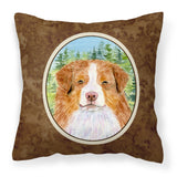Caroline'S Treasures Ss8317Pw1414 Australian Shepherd Decorative Canvas Fabric Pillow, Large, Multicolor