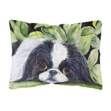 Caroline'S Treasures Ss8322Pw1216 Japanese Chin Decorative Canvas Fabric Pillow, Large, Multicolor