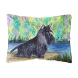 Caroline'S Treasures Ss8330Pw1216 Scottish Terrier Decorative Canvas Fabric Pillow, Large, Multicolor
