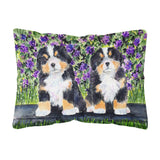 Caroline'S Treasures Ss8334Pw1216 Bernese Mountain Dog Decorative Canvas Fabric Pillow, Large, Multicolor
