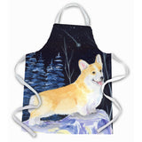 Caroline'S Treasures Ss8353Apron Starry Night Corgi Apron, Large, Multicolor