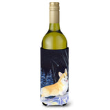 Starry Night Corgi Wine Bottle Beverage Insulator Beverage Insulator Hugger