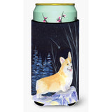 Starry Night Corgi Tall Boy Beverage Insulator Beverage Insulator Hugger