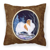 Caroline'S Treasures Ss8363Pw1414 Starry Night Japanese Chin Fabric Pillow, Large, Multicolor