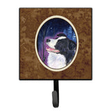 Caroline'S Treasures Ss8369Sh4 Starry Night Border Collie Leash Holder Or Key Hook, Small, Multicolor