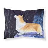 Caroline'S Treasures Ss8373Pillowcase Starry Night Corgi Moisture Wicking Fabric Standard Pillowcase, Large, Multicolor
