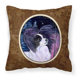 Caroline'S Treasures Ss8377Pw1414 Starry Night Papillon Decorative Canvas Fabric Pillow, Large, Multicolor