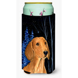 Starry Night Dachshund Tall Boy Beverage Insulator Beverage Insulator Hugger