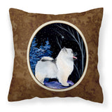Caroline'S Treasures Ss8380Pw1414 Starry Night Keeshond Decorative Canvas Fabric Pillow, Large, Multicolor