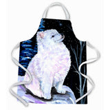 Caroline'S Treasures Ss8389Apron Starry Night American Eskimo Apron, Large, Multicolor