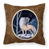 Caroline'S Treasures Ss8390Pw1414 Starry Night Chinese Crested Fabric Pillow, Large, Multicolor