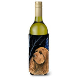 Starry Night Sussex Spaniel Wine Bottle Beverage Insulator Beverage Insulator Hugger