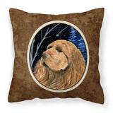 Caroline'S Treasures Ss8391Pw1414 Starry Night Sussex Spaniel Fabric Pillow, Large, Multicolor