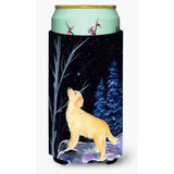 Starry Night Golden Retriever Tall Boy Beverage Insulator Beverage Insulator Hugger