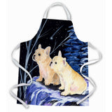 Caroline'S Treasures Ss8395Apron Starry Night French Bulldog Apron, Large, Multicolor