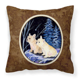 Caroline'S Treasures Ss8395Pw1414 Starry Night French Bulldog Fabric Pillow, Large, Multicolor