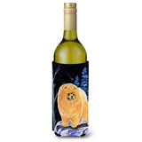 Starry Night Pomeranian Wine Bottle Beverage Insulator Beverage Insulator Hugger