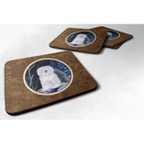 Caroline'S Treasures Ss8406Fc Starry Night Old English Sheepdog Foam Coasters Set Of 4 (Set Of 4), 3.5 H X 3.5 W, Mult