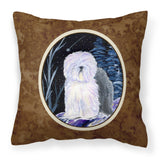Caroline'S Treasures Ss8406Pw1414 Starry Night Old English Sheepdog Fabric Pillow, Large, Multicolor