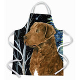 Caroline'S Treasures Ss8411Apron Starry Night Chesapeake Bay Retriever Apron, Large, Multicolor