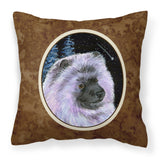 Caroline'S Treasures Ss8412Pw1414 Starry Night Keeshond Decorative Canvas Fabric Pillow, Large, Multicolor