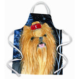 Caroline'S Treasures Ss8413Apron Starry Night Yorkie Apron, Large, Multicolor